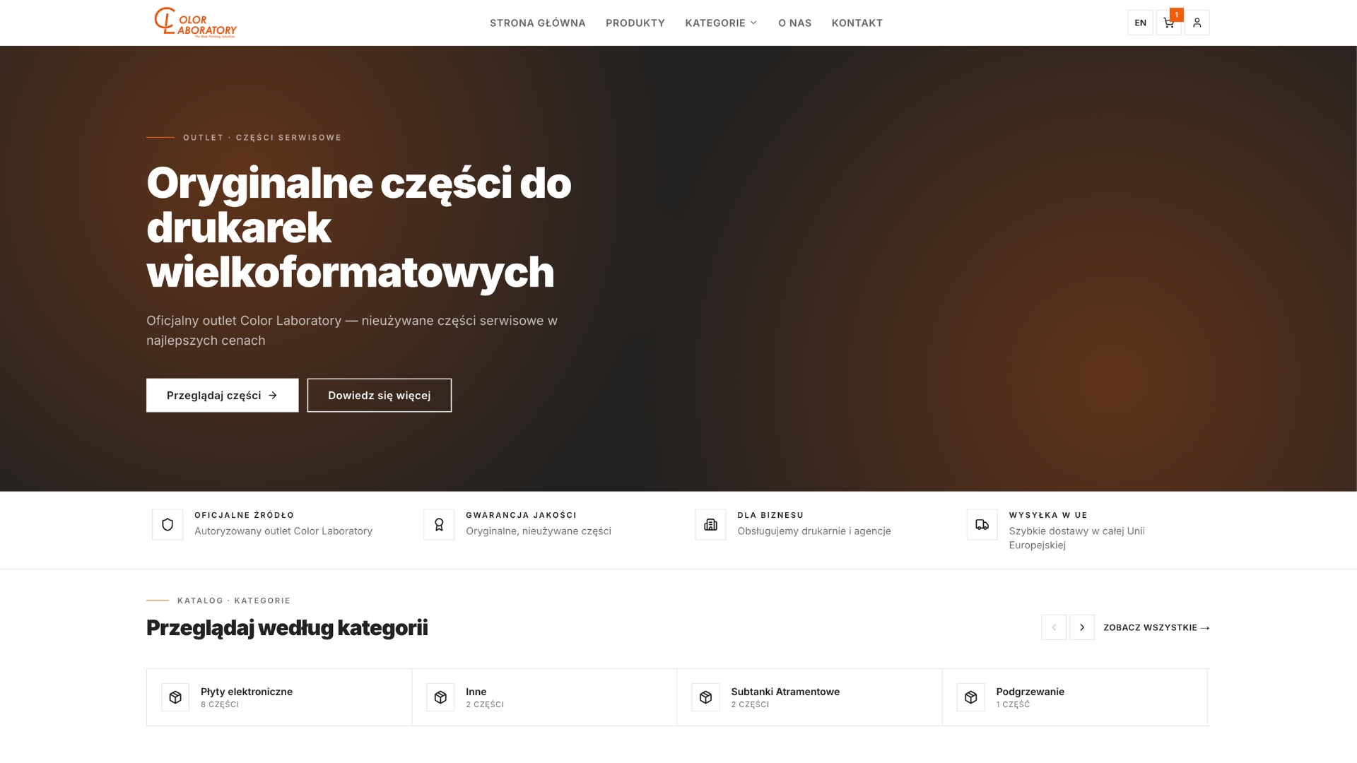 Nowy magazyn części i materiałów eksploatacyjnych